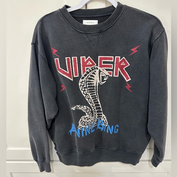 Anine Bing Viper sweatshirt M - Picture 2 of 6